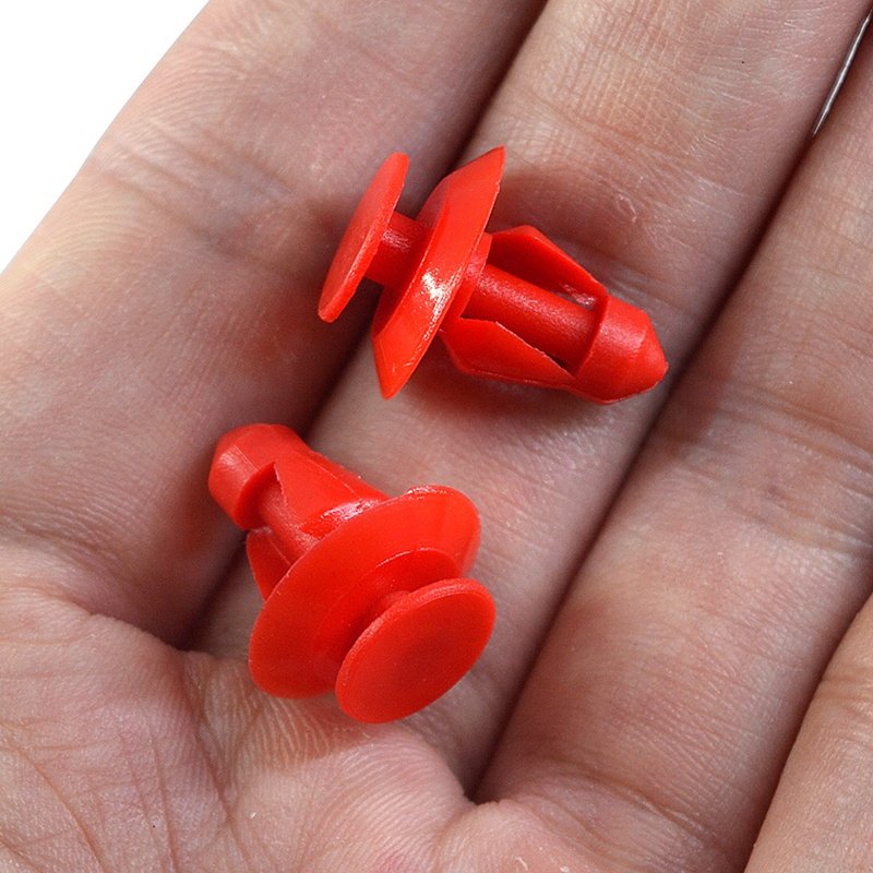 D76 100pcs/bag auto plastic clips car door trim clips Push type Clip for Car