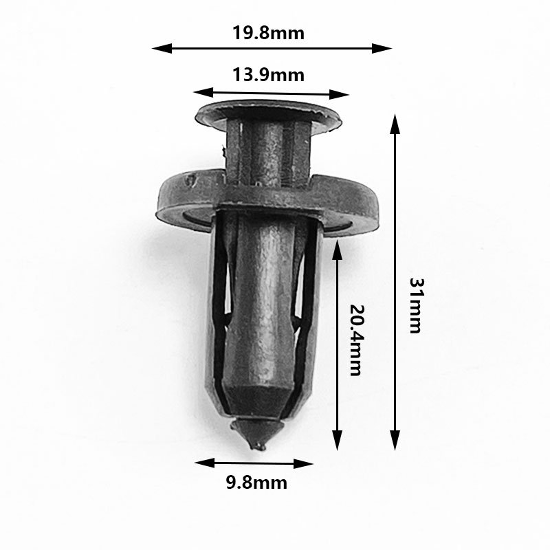 SAuto Parts Front Bumper Clip OE:91503-SZ5-003 Car Bumper Cover Push-type Retainer Fixed Clips for Wide Range of Car Types