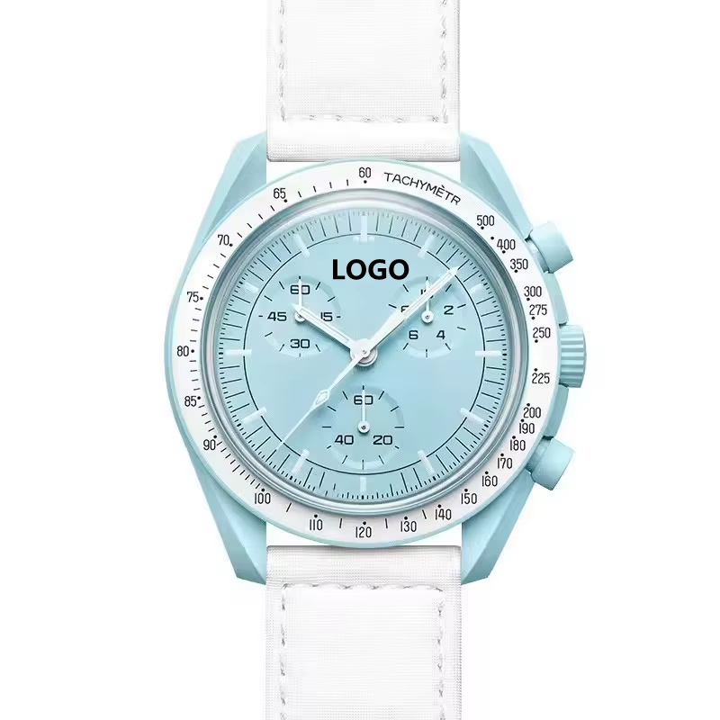 The Most Popular Tachymeter Waterproof Chronograph Watch Luxury Brand Excel Watch Japanese Quartz Watch Men's Omegax Skats