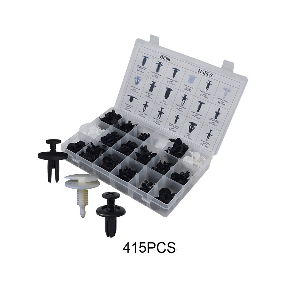 Clips Per Auto 415pcs Push-type Fastener Assortment Auto Fasteners Assorted Car Clips Set