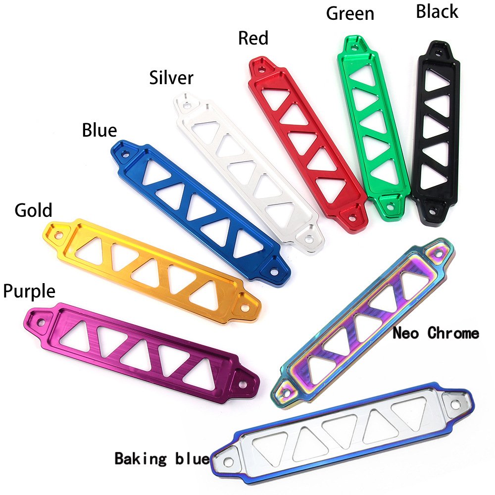 CNC Milling Machining Aluminum Alloy Car Battery Fasten Bracket Holder/universal Battery Tie Down for Cars