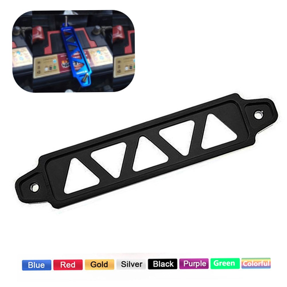 CNC Milling Machining Aluminum Alloy Car Battery Fasten Bracket Holder/universal Battery Tie Down for Cars