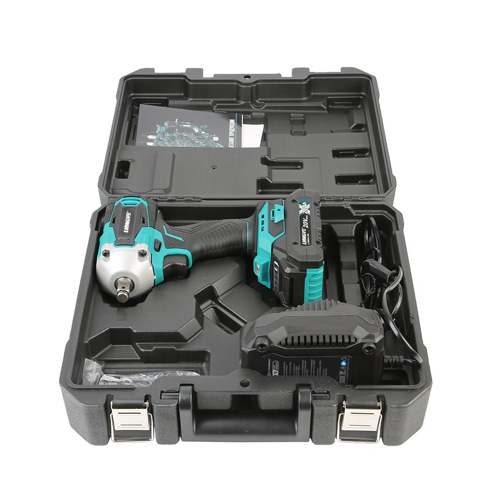 20V Brushless Cordless Power Tool 400Nm. High Torque Car Impact Wrench 1/2 inch lightweight fastening tool wireless impact gun