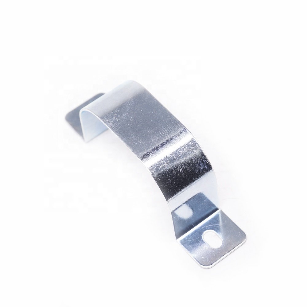 custom galvanize steel r type pipe bolt clamp, pipe joint clamp, pipe clamp spring clip