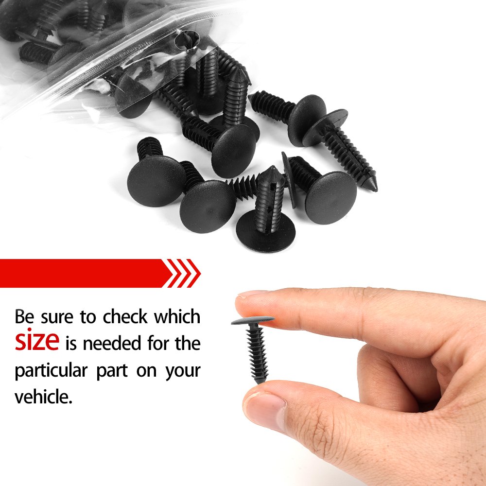 QGZ206 Wholesale Car Door Panel Trim Fender Bumper Nylon Plastic Clips Auto Fastener for Nissan/Audi
