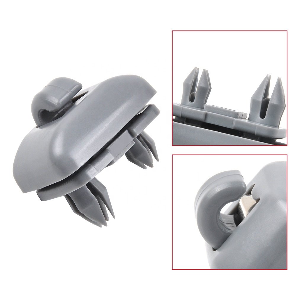 QGZ108 2PCS Sun Visor Clips, Upgraded Car Interior Sunscreen Holder Hook for Audi A1 A3 A4 A5 Q3 Q5 S3 S4 S5 8E0857562