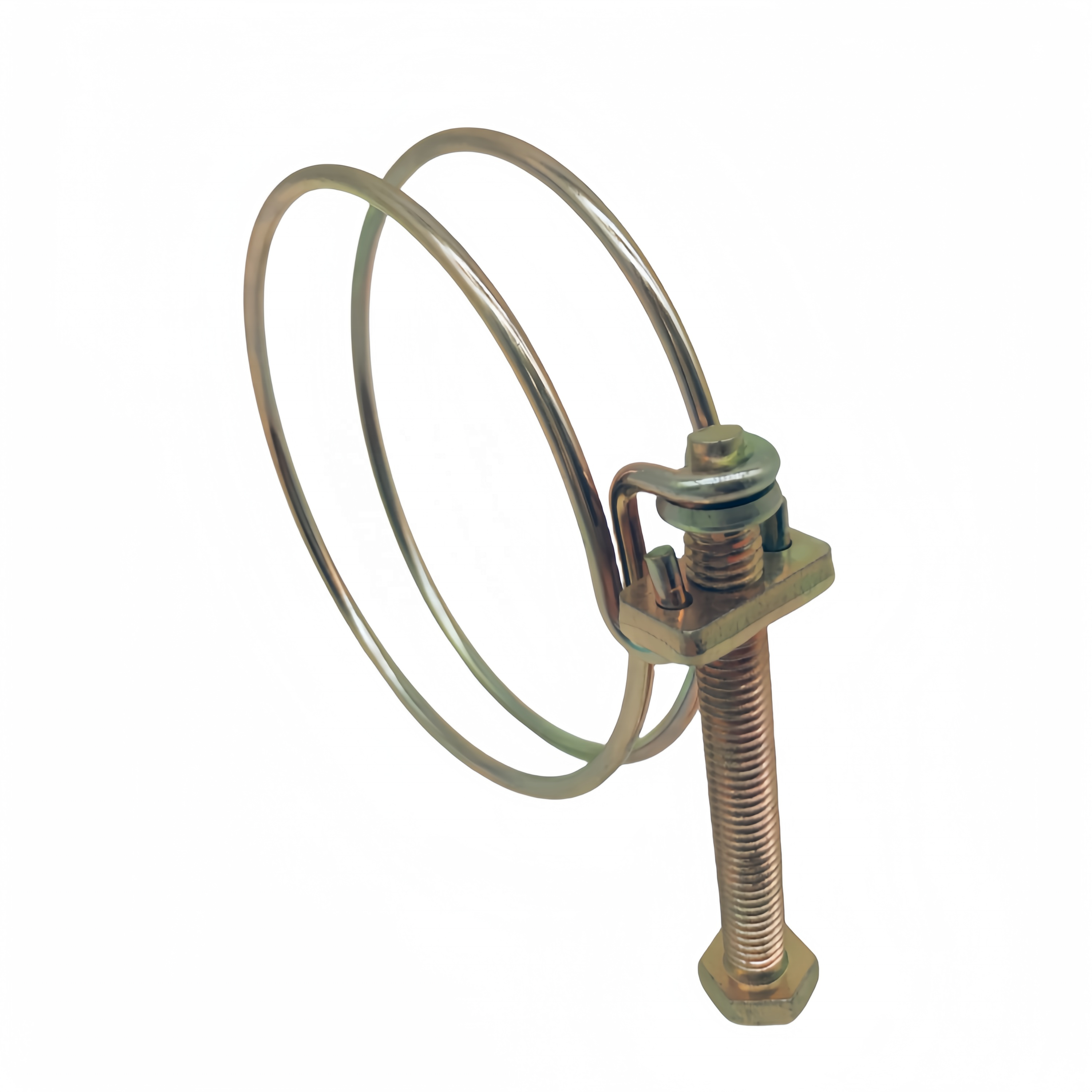 Customized Double Tube Clip Wire Hose Clamps Stainless Steel Torsion Spring Clamp