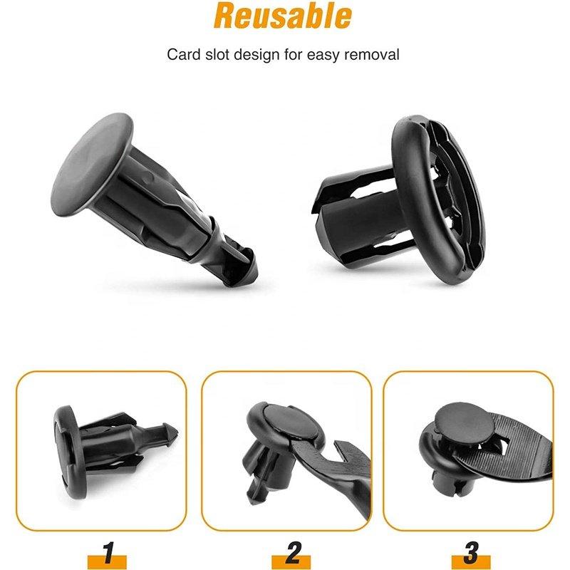 Hot Sale Fender Clips Fastener Rivet Clips Nylon Bumper Automotive Assembly Expansion Screws Kit For Honda and Acura