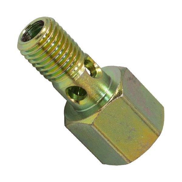 Male threaded hydraulic carbon steel hollow bolts for oiling diesel engines for auto parts