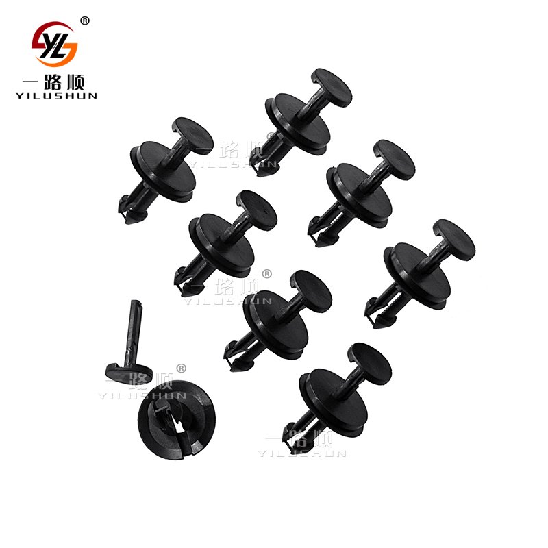 B24 plastic bumper repair kit auto clips and plastic rivets rivets black 10mm 15733970