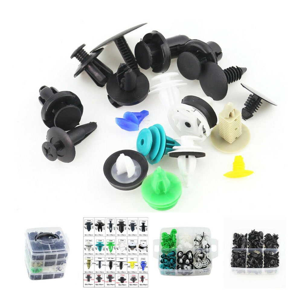 Car Clips Fasteners 620Pcs Car Retainer Clips Auto Plastic Fasteners