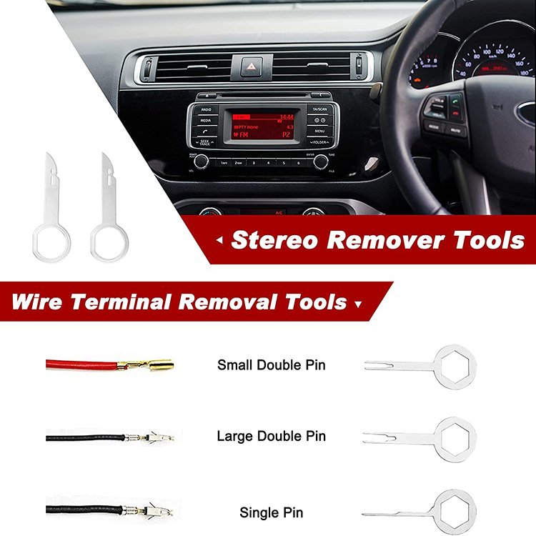 38PCS Auto Radio Door Trim Pry Clip Removal Set Car Upholstery Installer Repair Kit Car Tool Box Set
