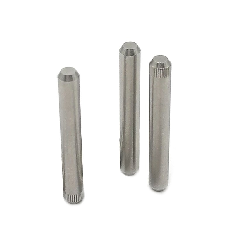 Wholesale Precision 8.8 Grade Zinc Blue and White stainless steel aluminum Knurled Shaft with Spur Pin