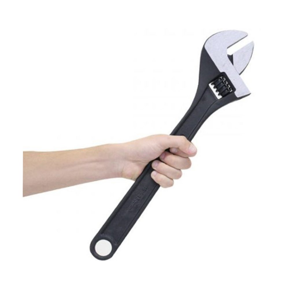 Heavy Duty Drop Forged Adjustable Wrench in Various Sizes Customized Logo Chrome Finish Industrial Use OEM Accepted Made Steel