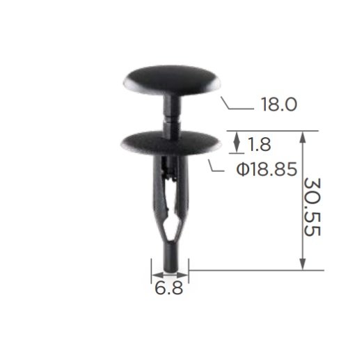 #BA Automobile Rivet Clip Screw Car Body Push Fasteners Trim Auto Plastic Clip Fasteners for Car