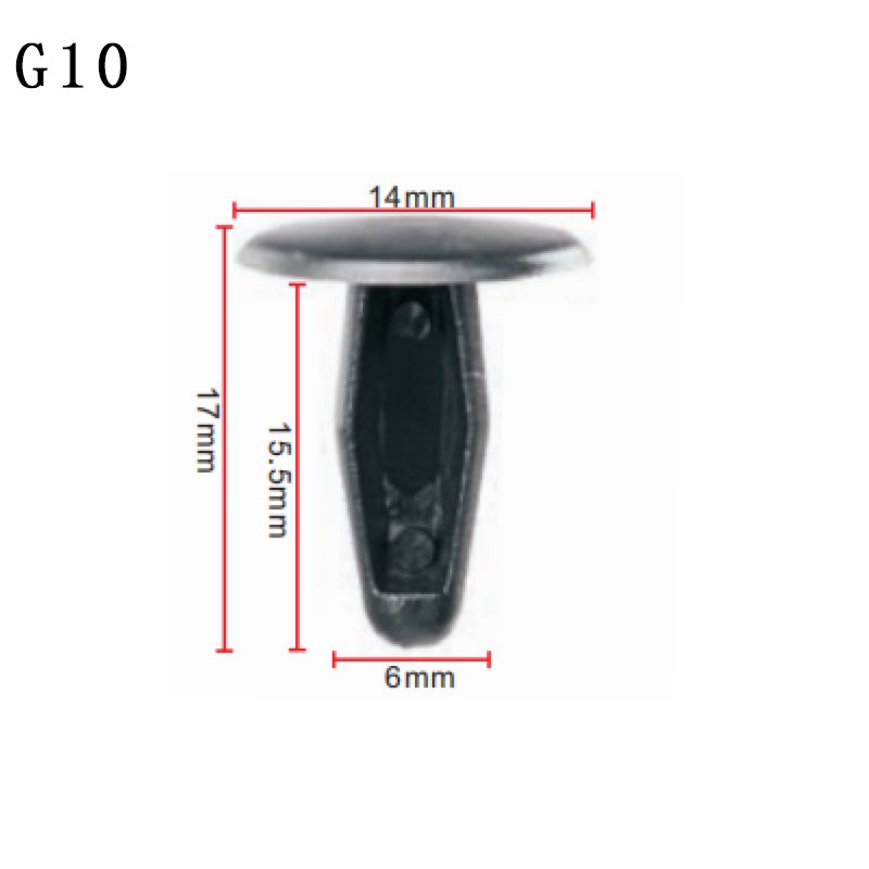 G10 Auto Car Fixed Nail For Sealing Strip Of Plastic Fastener For Automobile Clips