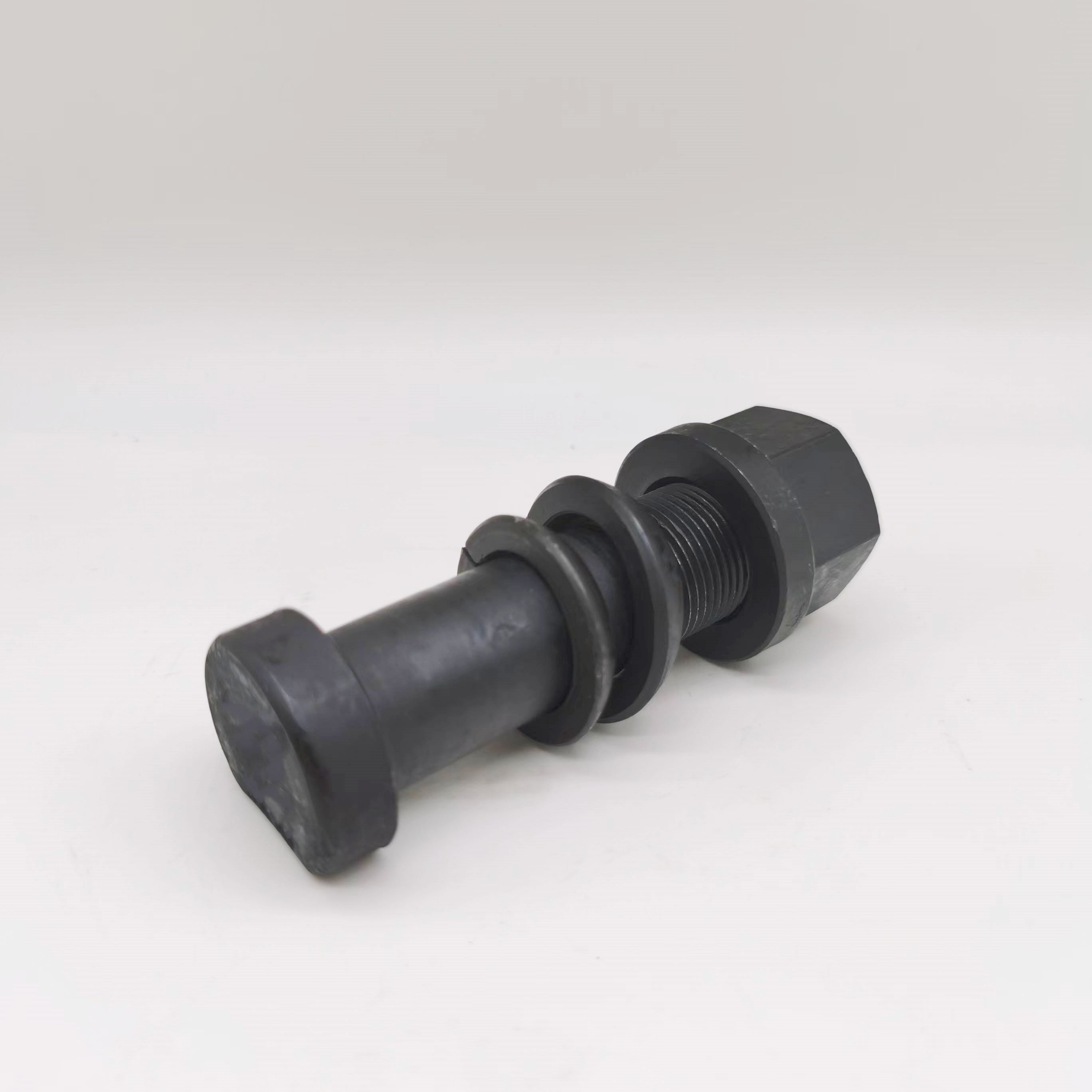 Hot sale Euro truck grade 10.9/12.9 wheel bolt for BENZ heavy truck M20x1.5 x77mm bolts with nuts