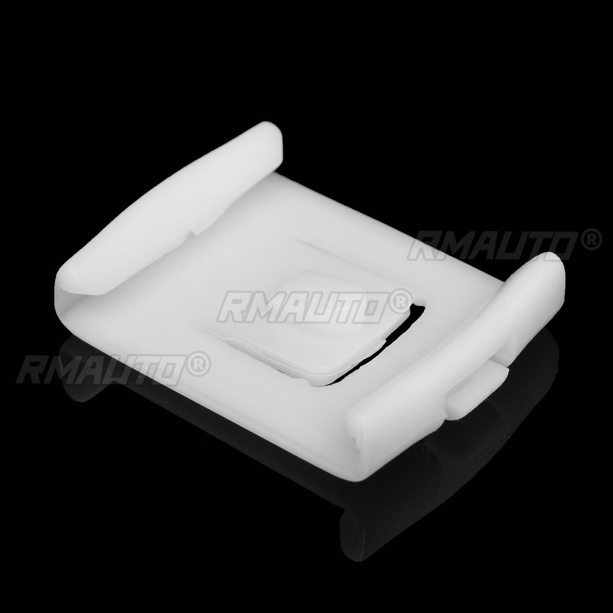 2 Set 6 Piece Siut Seat Buckle Clip Runner Guide 435881203A C10 for VW GOLF MK1 MK2 MK3 CORRADO SCIROCCO White Plastic