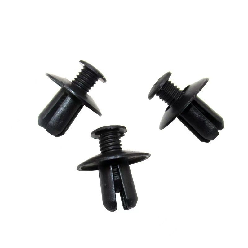 Auto parts plastic fixing clip fastener rivet positioner door leaf plate nylon expansion core screws