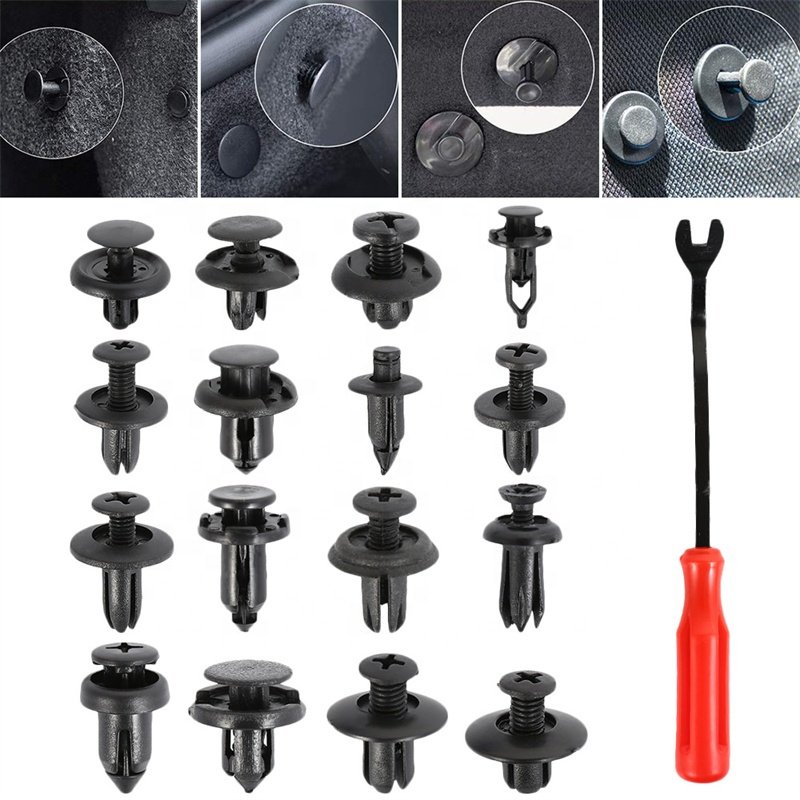 620pcs Boxed Fasteners, 16 Models of Fastener Clips for Universal Auto Accessories