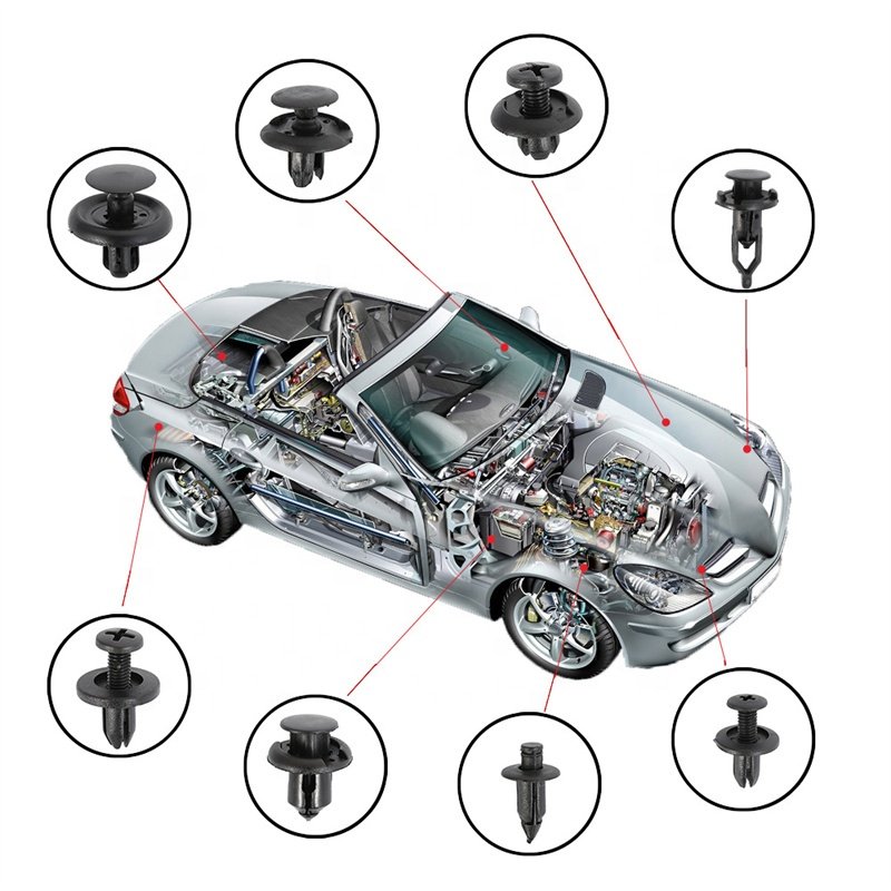 620pcs Boxed Fasteners, 16 Models of Fastener Clips for Universal Auto Accessories
