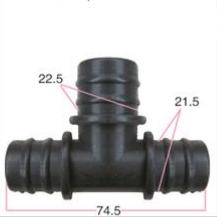 YT2449 Car Wiper Kettle Spray Pipe Joint 3-way Straight Through Y-pass Glass Washer T-type Wiper Connection Pipe