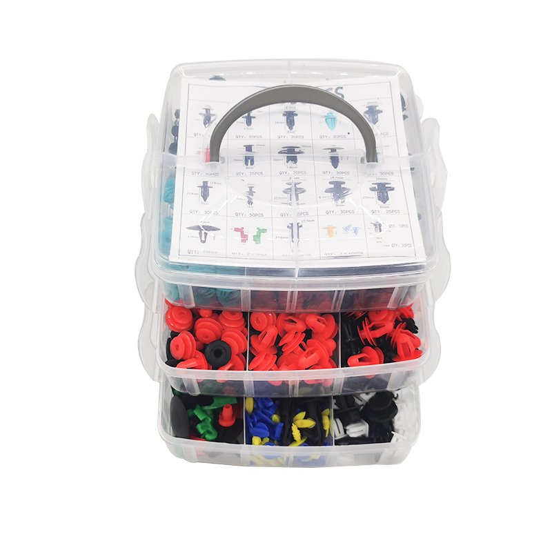 Hot Saling 635 Pieces Car Auto Push Pin Rivet Trim Panel Clip kit with 10 Tools
