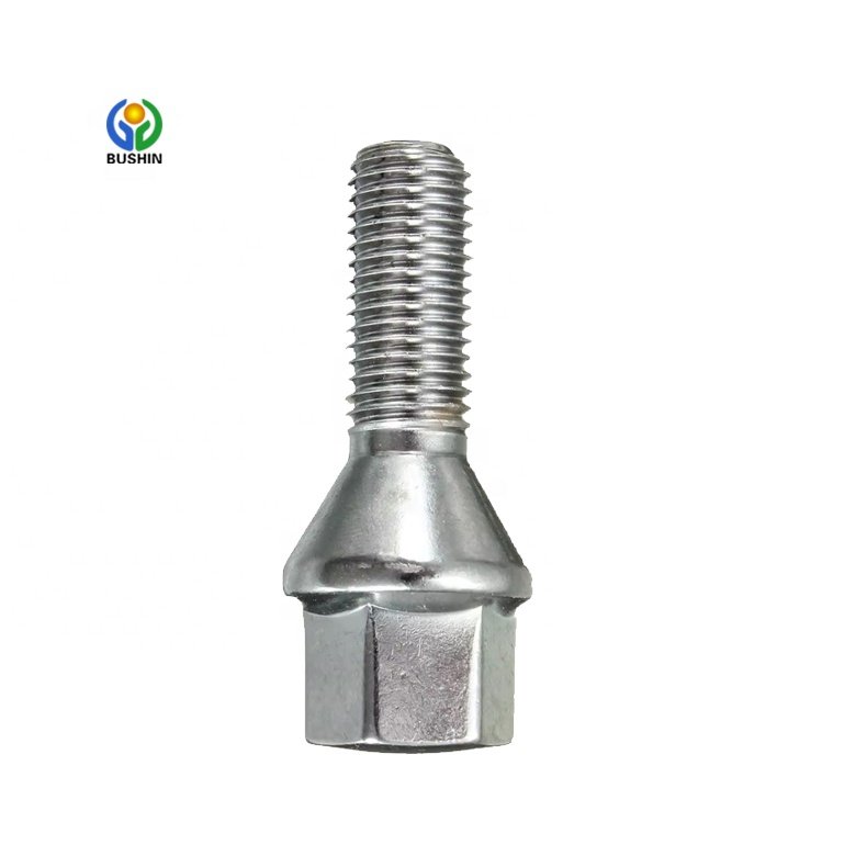 Auto Fasteners Cnc Machined Alloy Bolt Hex Car Wheel Lug Wheel Bolt Nut Bolt for VW AUDI SEAT 8D0 601 139 D