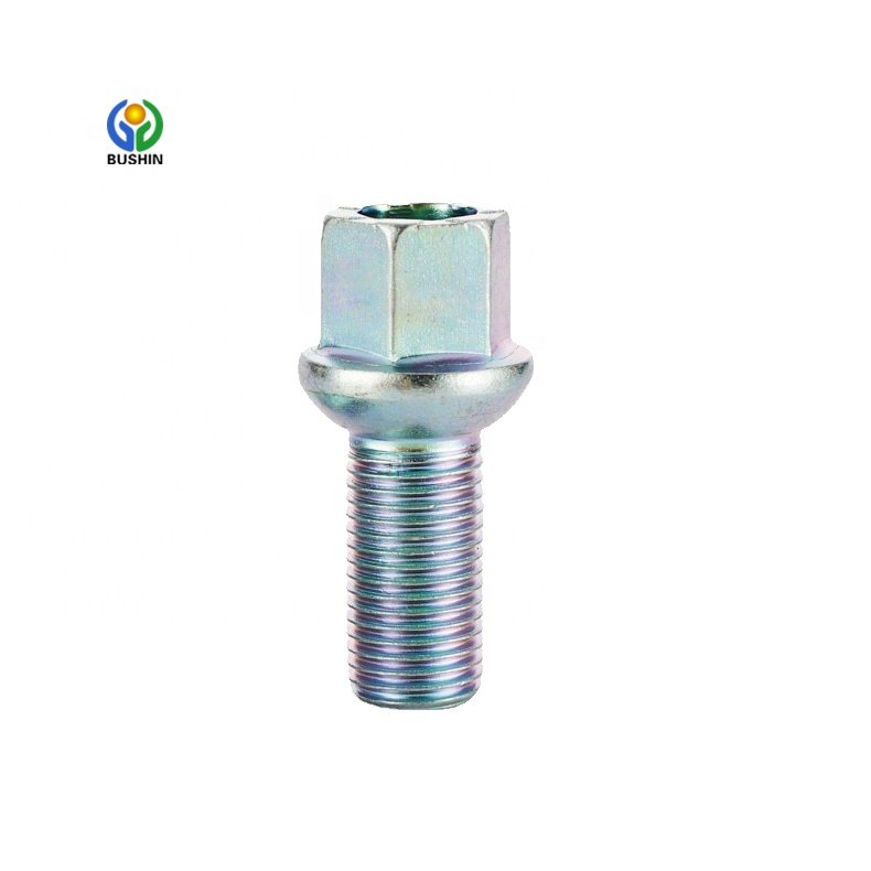 Auto Fasteners Cnc Machined Alloy Bolt Hex Car Wheel Lug Wheel Bolt Nut Bolt for VW AUDI SEAT 8D0 601 139 D
