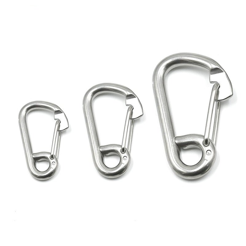 DIN5299C Spring Hook Fastener High Quality Metal stainless Carabiner Snap Hook Zinc Spring Clips Plated Snap Hook