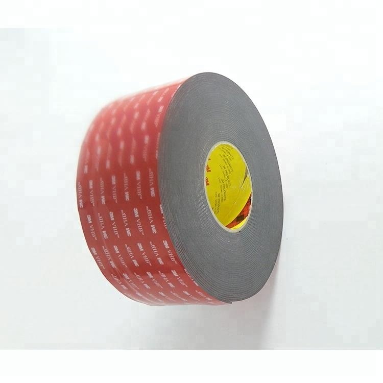 3M 5962 V HB Acrylic Foam Tape for Auto Body Metal Fabrication Black,0.062 in (1.6MM)