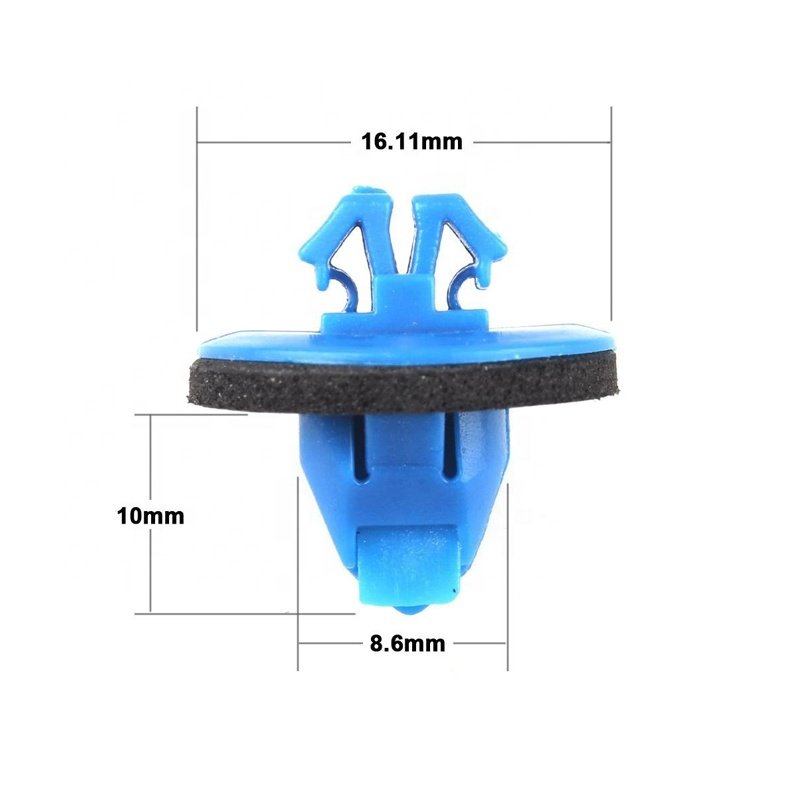 Plastic Bumper Clips and Fasteners Customized Shape Wide Range for Automotive