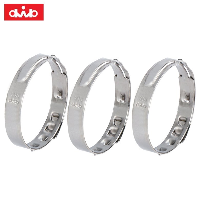 Replacement of Oetiker Hose Clamp Low Profile ER Size Range: 9.6 mm - 10.1 mm (.380" - .398"); Band Width: 6.5 mm