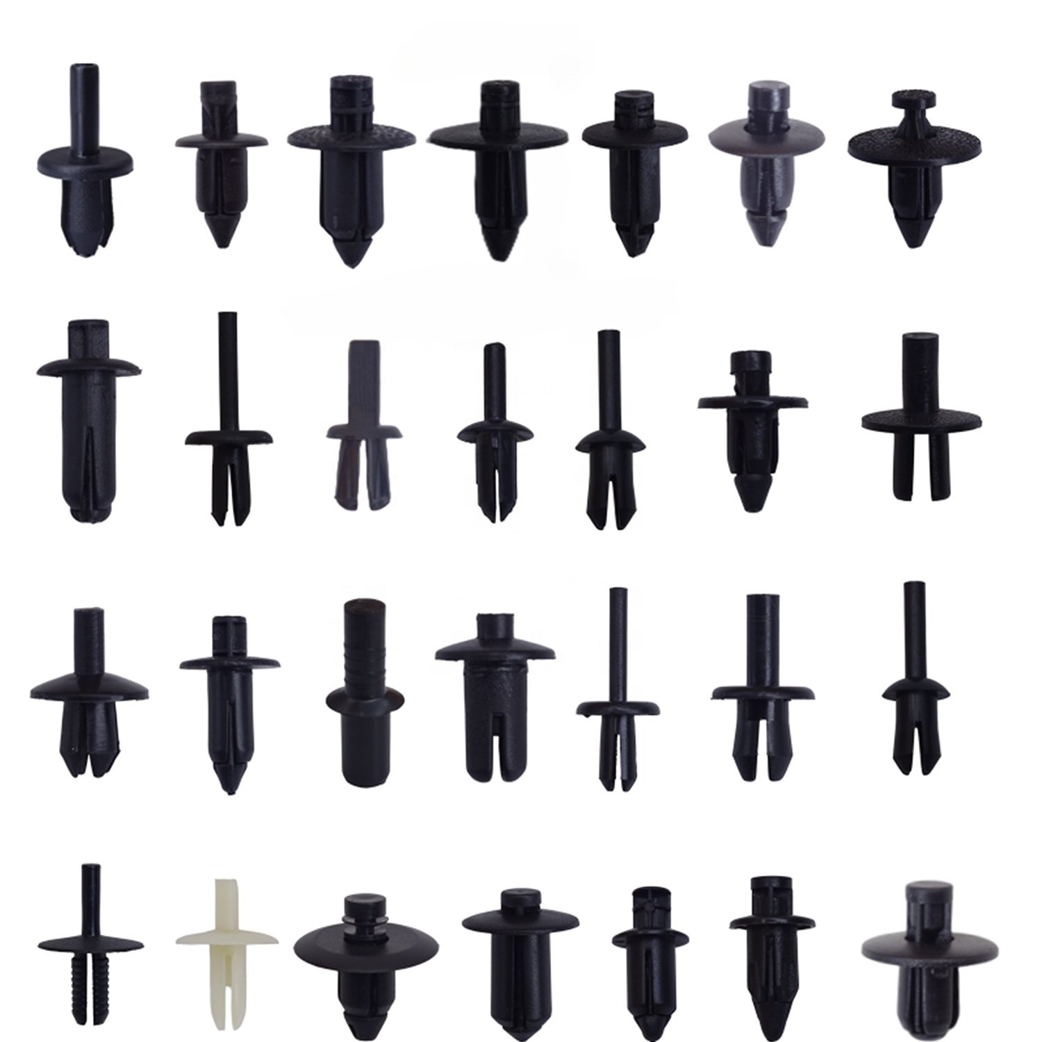350PCS 12kinds Mixed Auto Fastener Clip Car Body Push Retainer Pin Rivet Bumper Door Trim Panel Retainer Fastener Kit