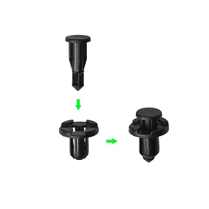 B108 removedor panel auto black rivet push clips 90914-0007