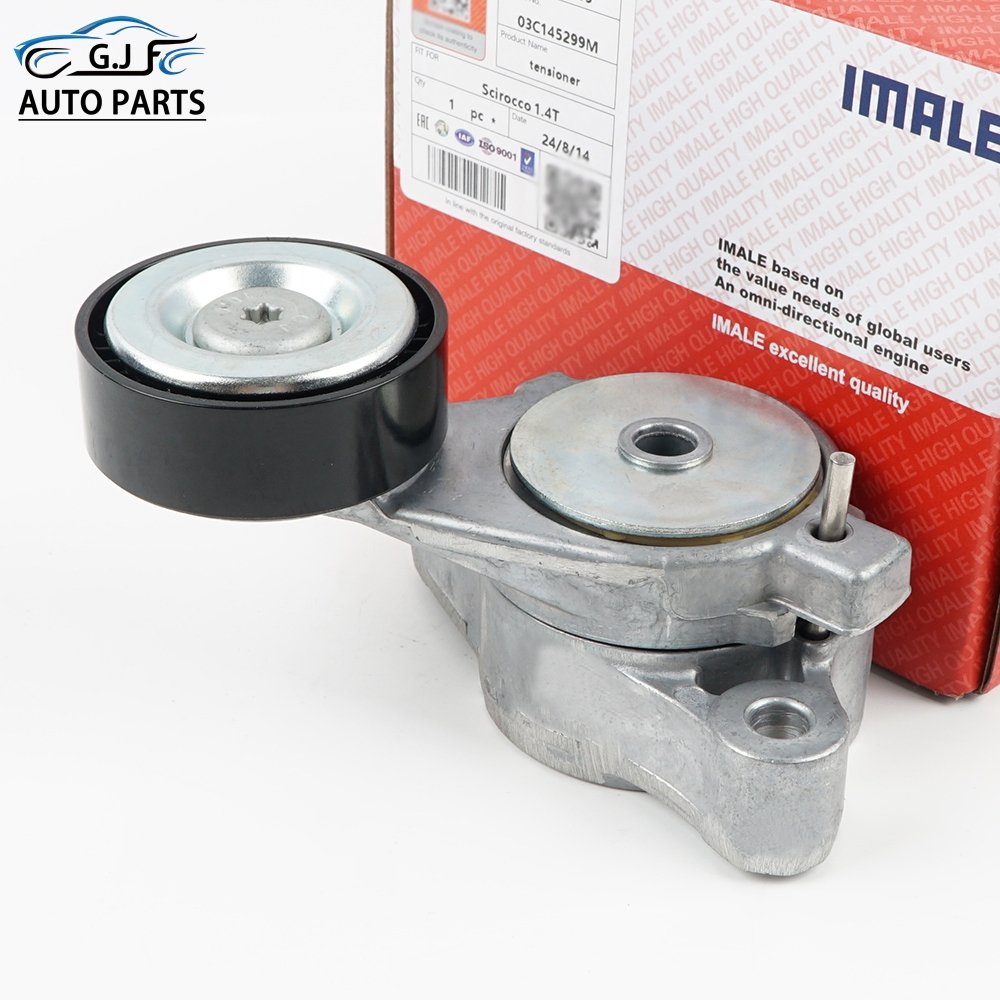 03C145299M Dual turbo Engine Belt Tensioner Fasteners For VW Golf Scirocco Eos Jetta Passat CC Tiguan EA111 1.4T 03C 145 299 D