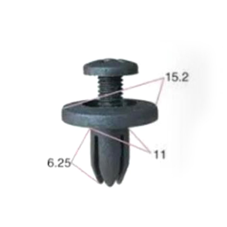 Wholesale Plastic Clips For Cars Automotive Plastic Fastener And Clips Plastic Push Type Rivets Auto Body Clips
