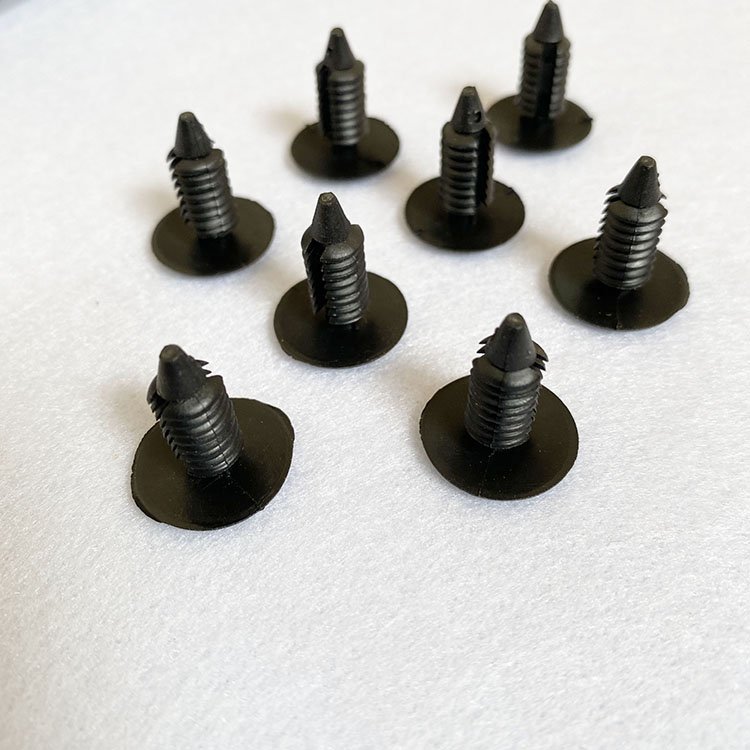 Plastic Rivets Fastener8mm Hole Christmas Tree Clamp Fastenal Tree Rivet Push-in Rivets Christmas Tree Fastenersm Nylon Black