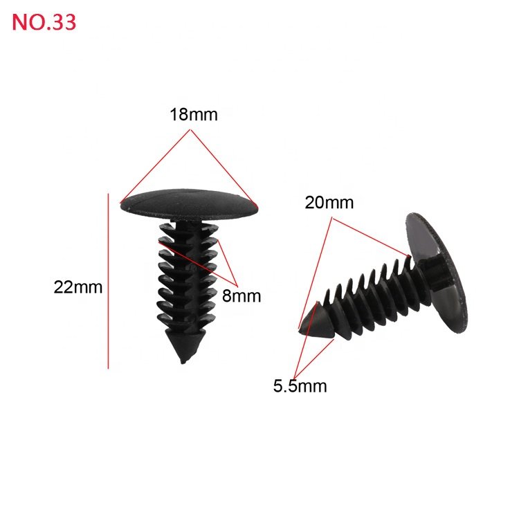 Competitive Price Plastic Fastener Auto Christmas Tree Clips for Cars Retainers