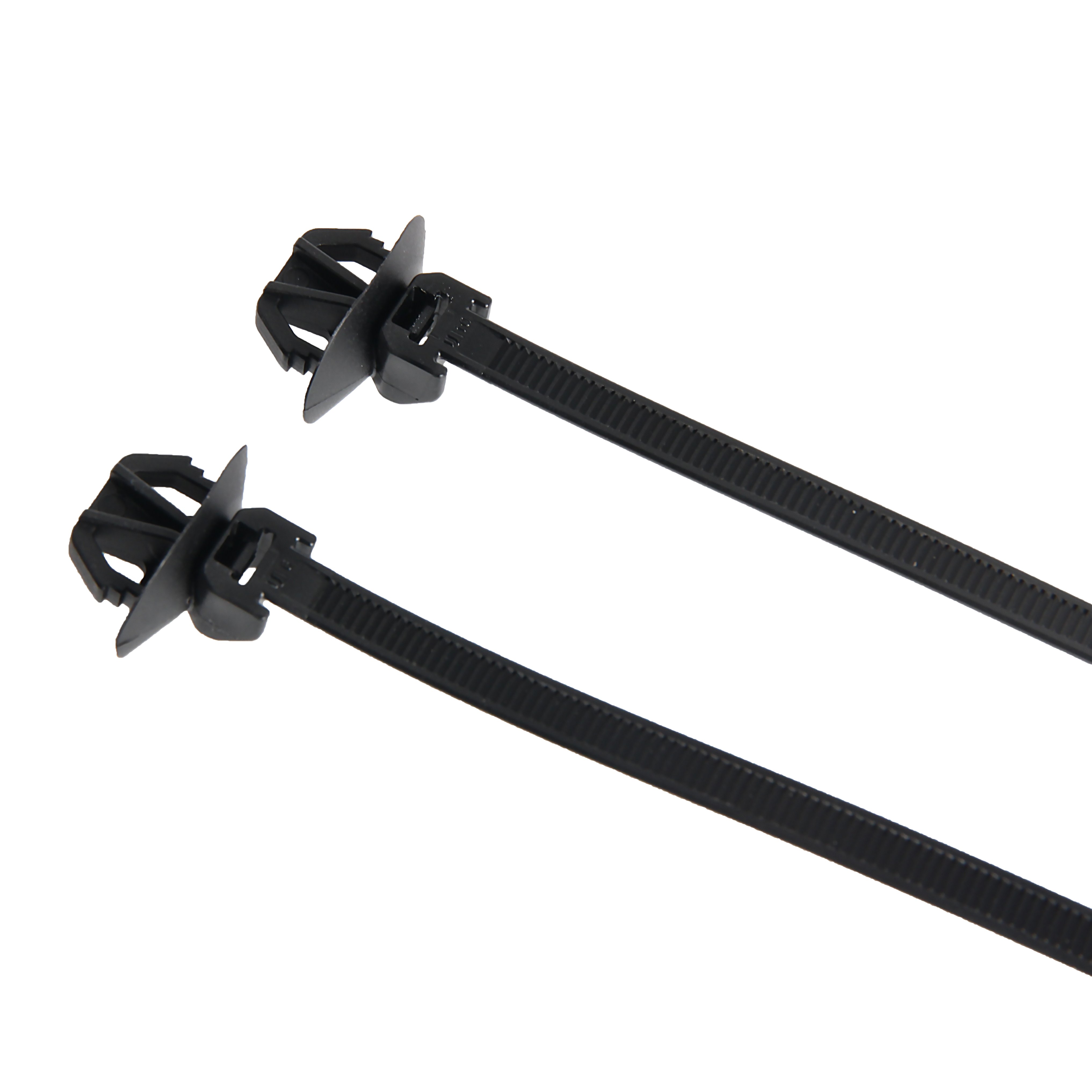 Cable and wire fastener Arrow style integrated Nylon tie automotive releasable self locking Strap automotive cable ties