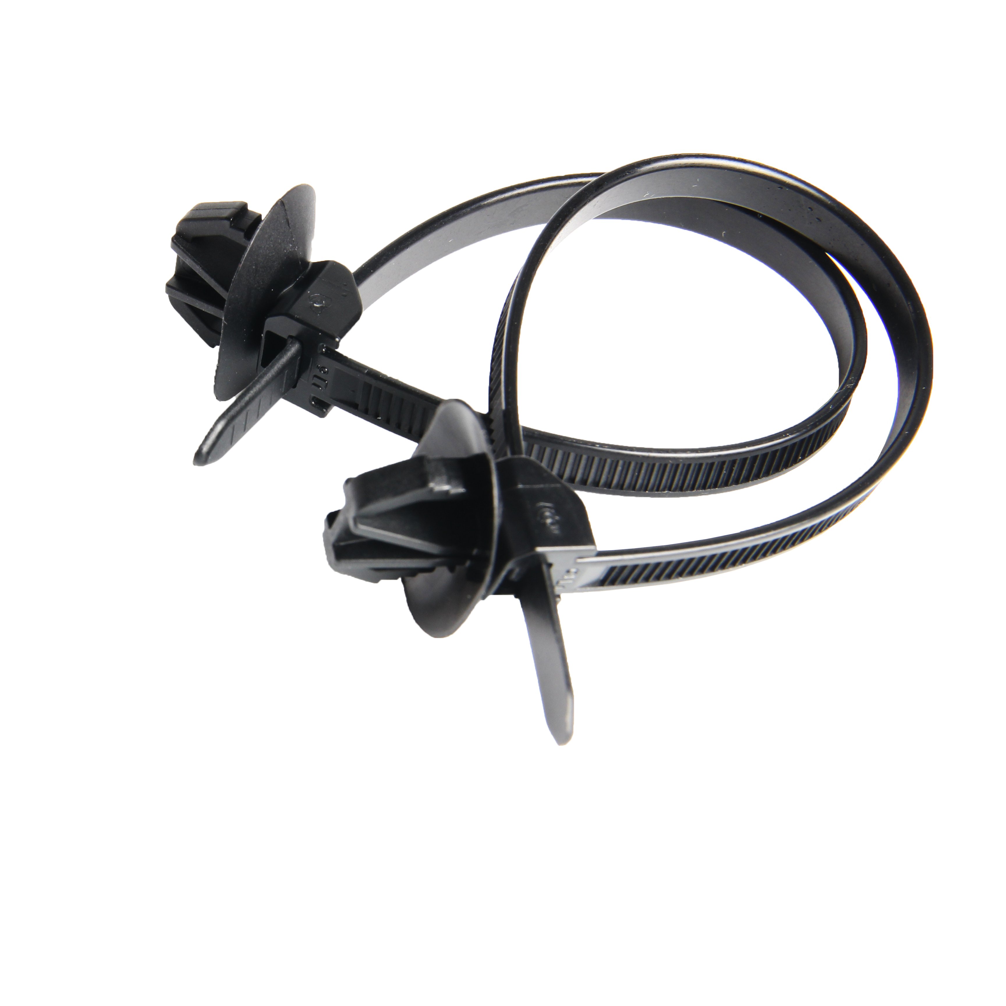 Cable and wire fastener Arrow style integrated Nylon tie automotive releasable self locking Strap automotive cable ties