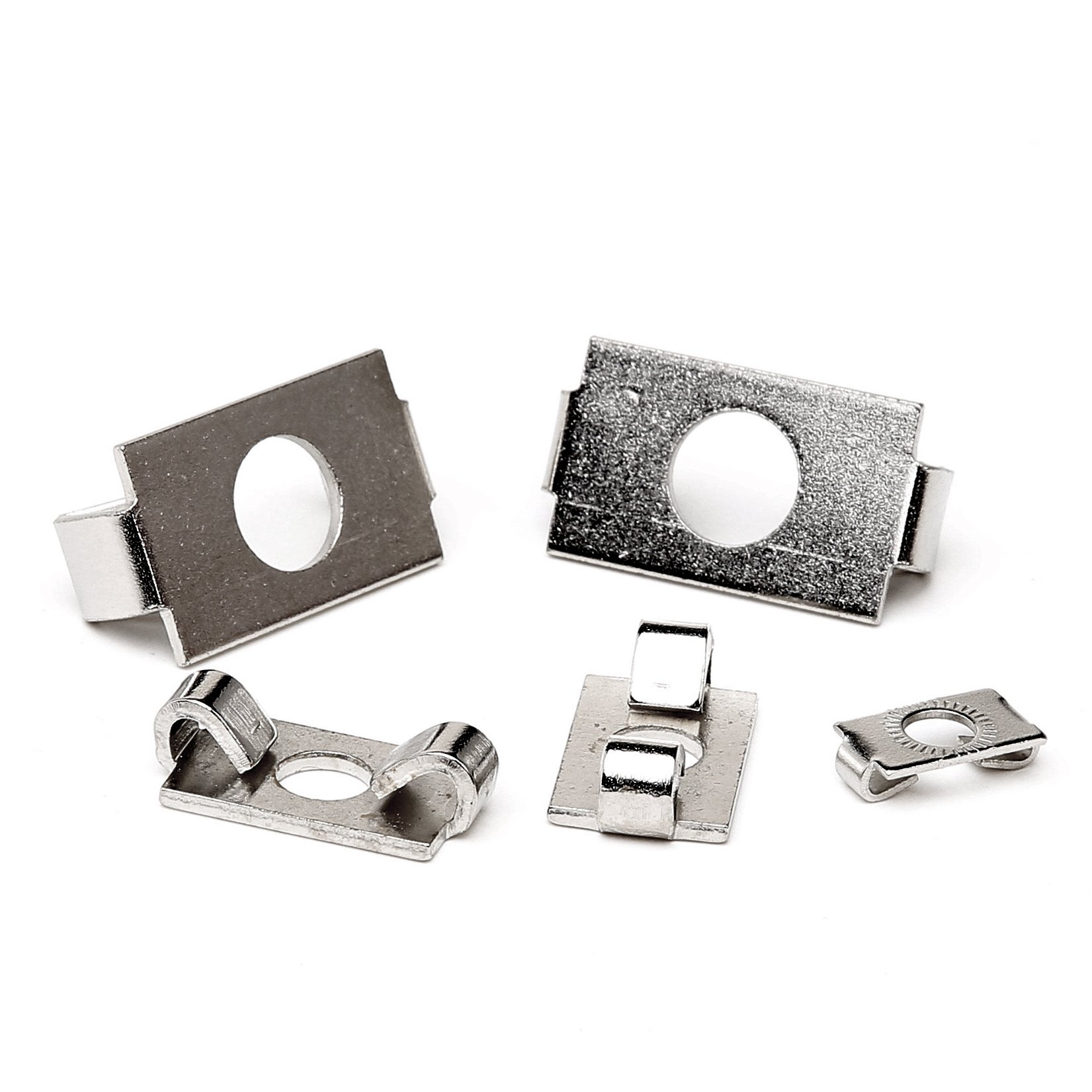 Carbon Steel DIN GB Elastic Clip Elastic Fastener 20/30/40/45 Series Aluminum Frame Components Zinc/Nickel Plated