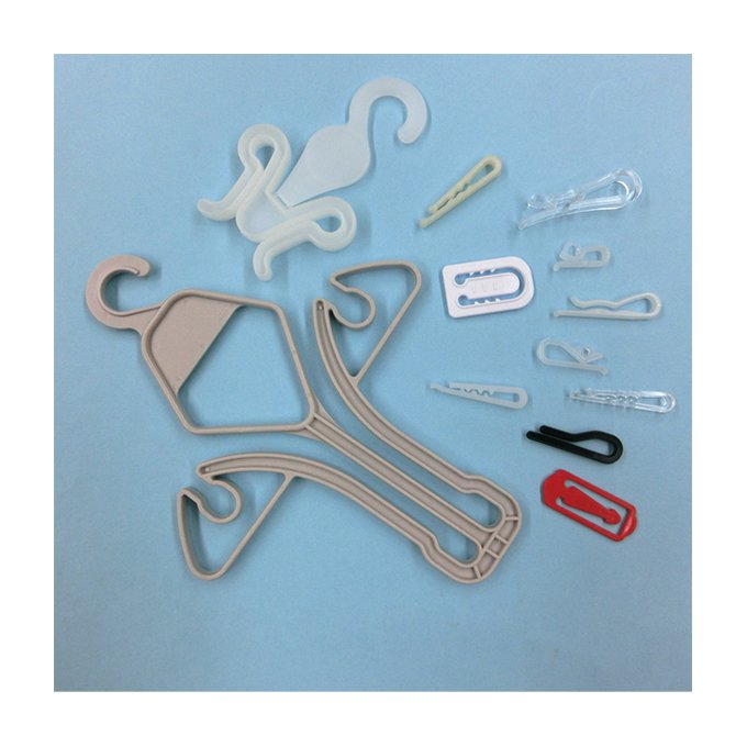 Efficient Mini Locking Auto Fastener Plastic Clothes Shirts Hangers Clips for Packaging