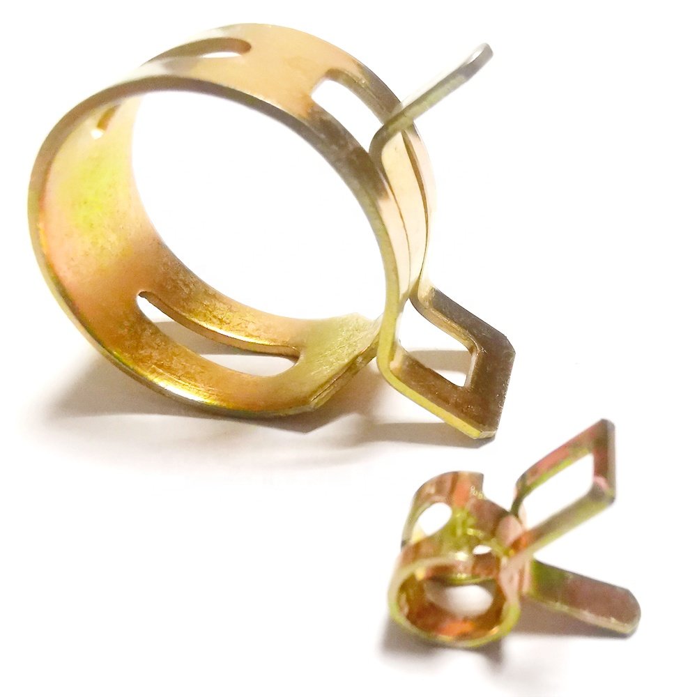 Spring Zinc Steel Hose Clamp Fuel Line Hose Clamps Auto Fastener Spring Pipe Cable Clamp