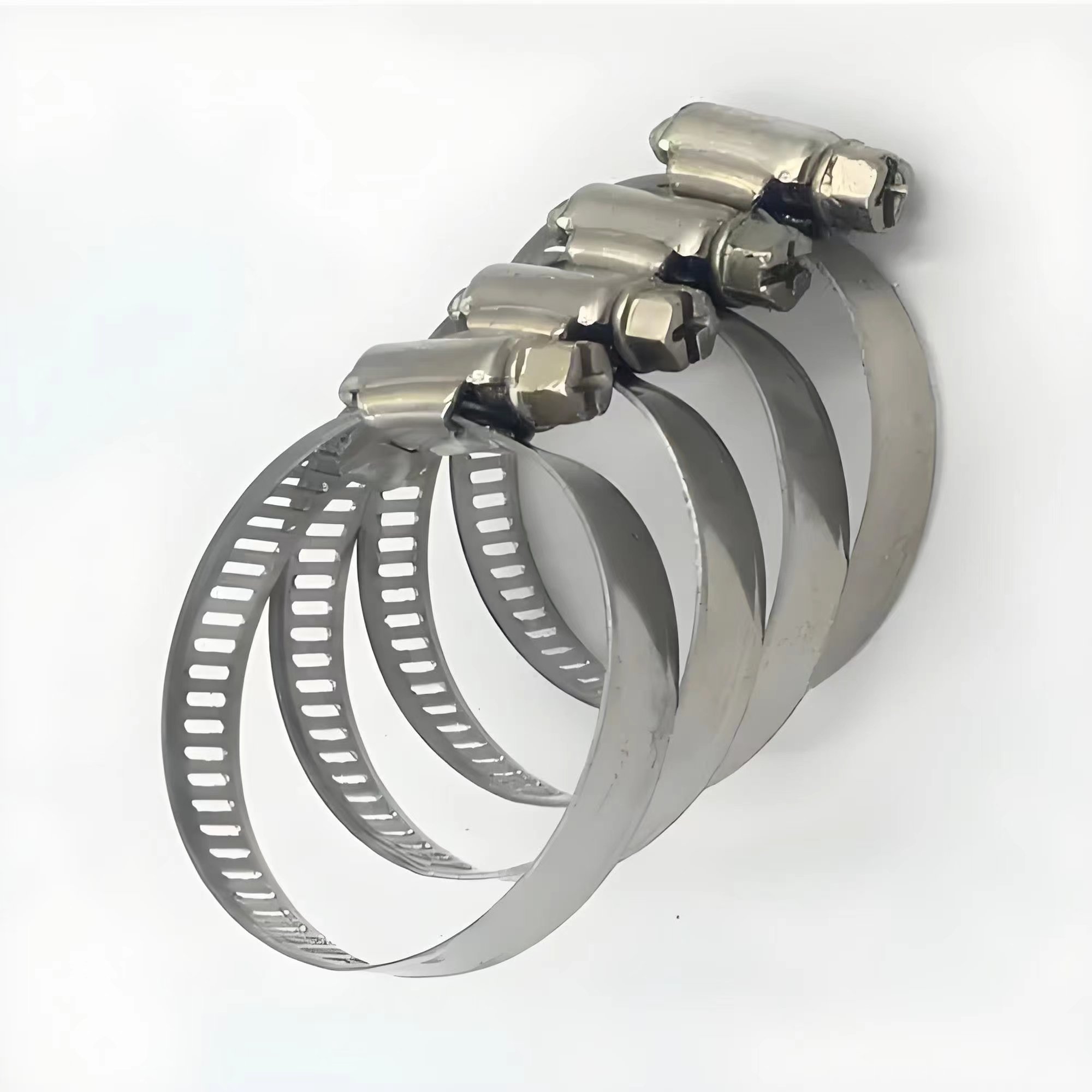 German-style quick-installation strong 304 stainless steel hose clamp, fixed cable fastening rubber hose water pipe