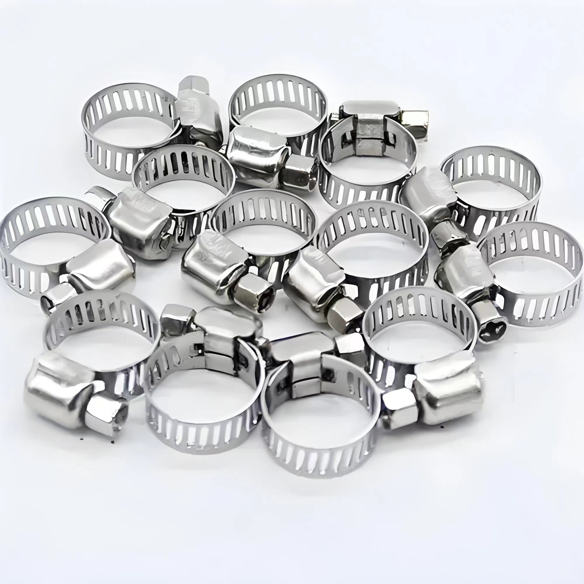German-style quick-installation strong 304 stainless steel hose clamp, fixed cable fastening rubber hose water pipe