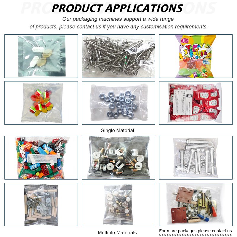 Packing Machine for Furniture fitting Screw Fastener Hardware Conveyor Counting Packaging Pack Wrapping Machine