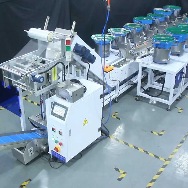 Packing Machine for Furniture fitting Screw Fastener Hardware Conveyor Counting Packaging Pack Wrapping Machine