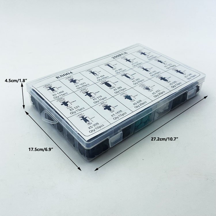 299pcs Car Plastic Factory Plastic Push-Type Retainer Clips car clips all types Fastener Plastic Automotive Clip