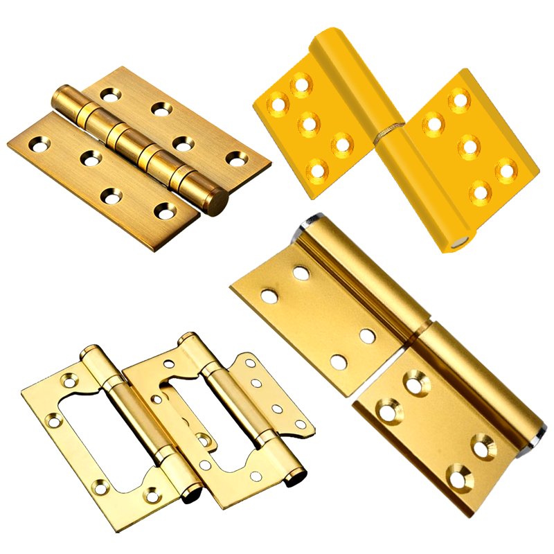 Wood Bus Containers Hinges Detachable Screws Straight Trunk Hinged Security Foldable Clamp Hinge